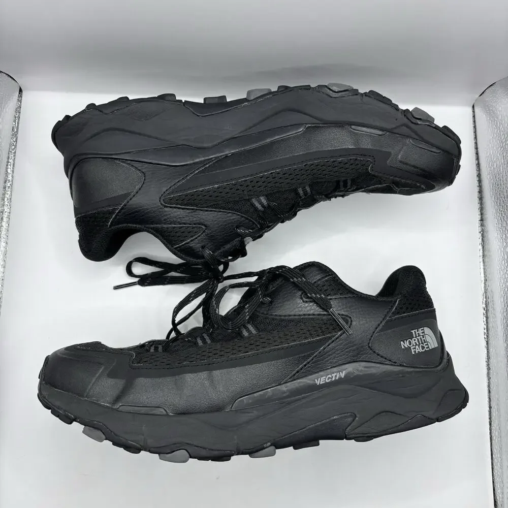 Men’s Size 9.5 - The North Face Vectiv Taraval Black Trail Running Hiking Shoes